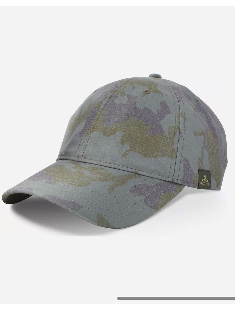 {Prana} Meller Ball Cap - Green & Gray Camo